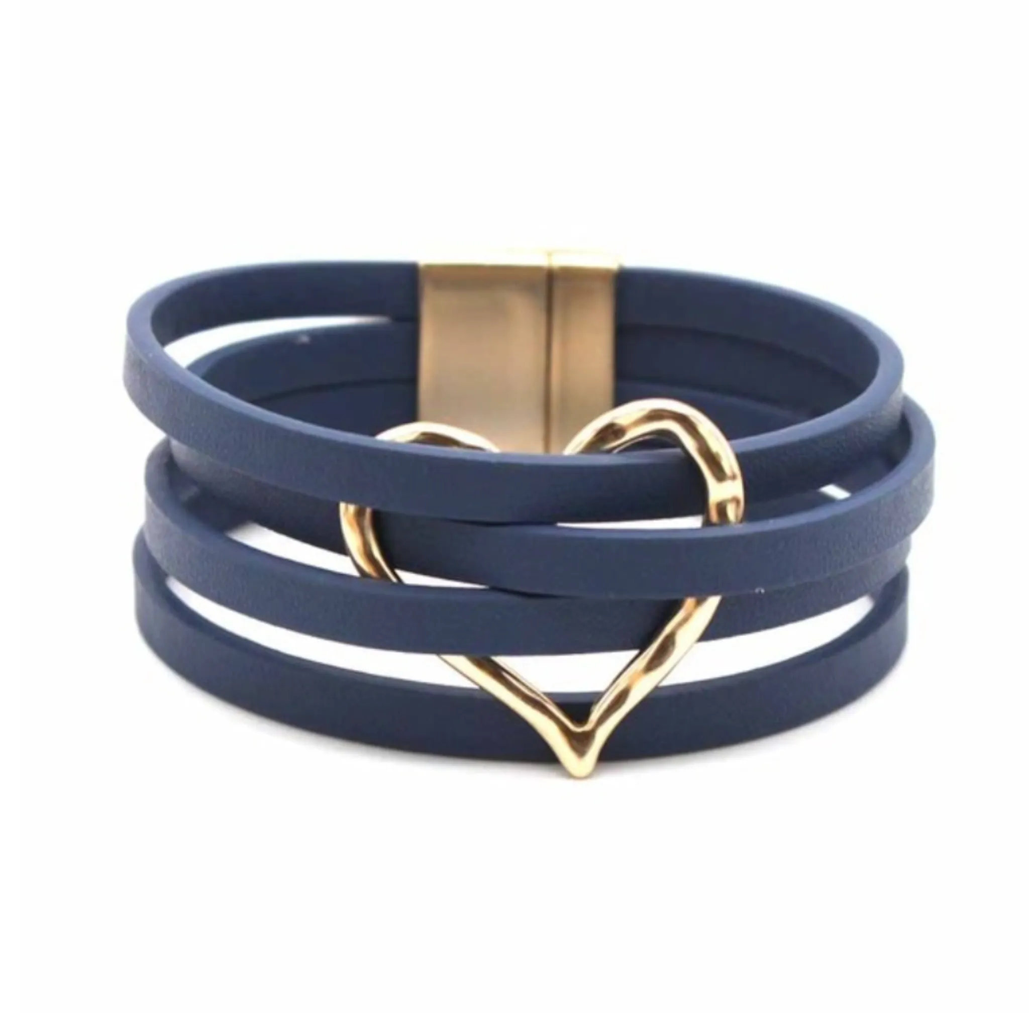 Leather Bracelets w/Magnetic Closure