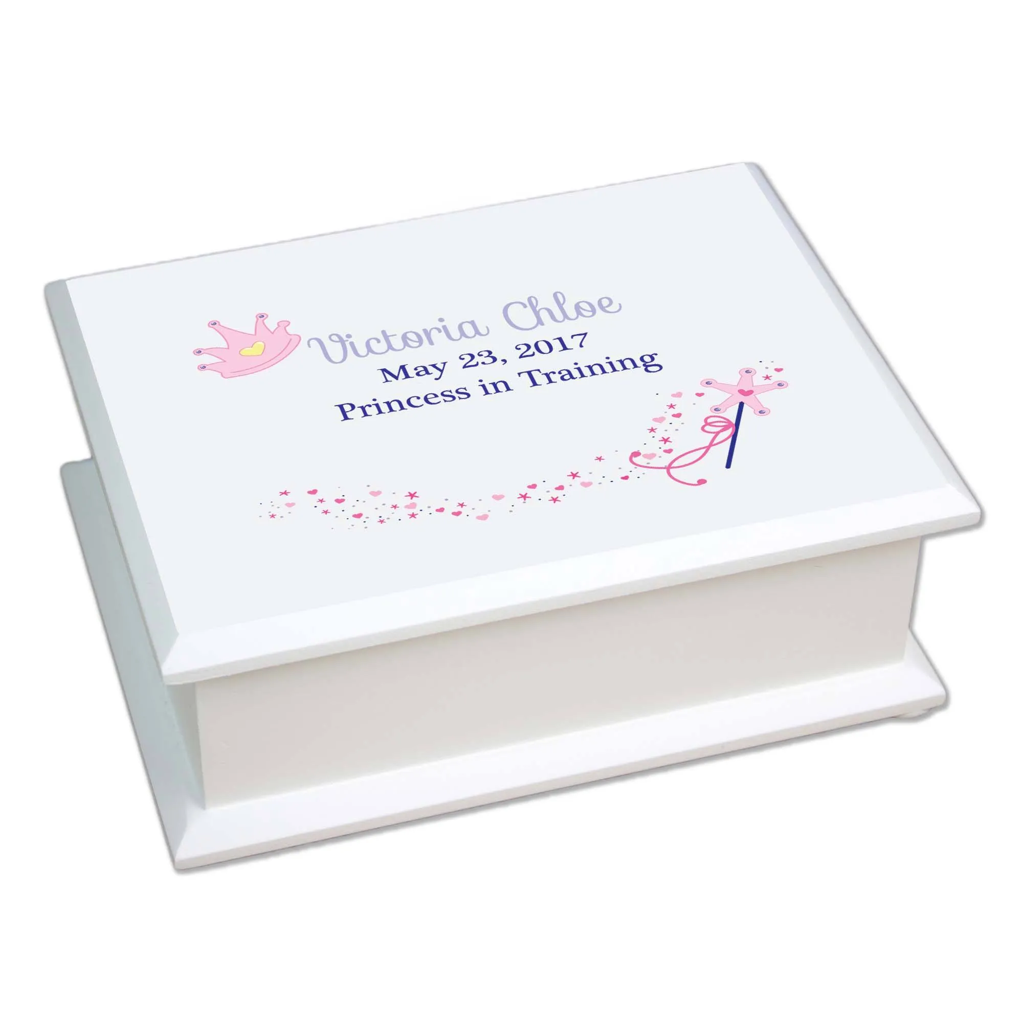 Lift Top Jewelry Box - Fairy Princess