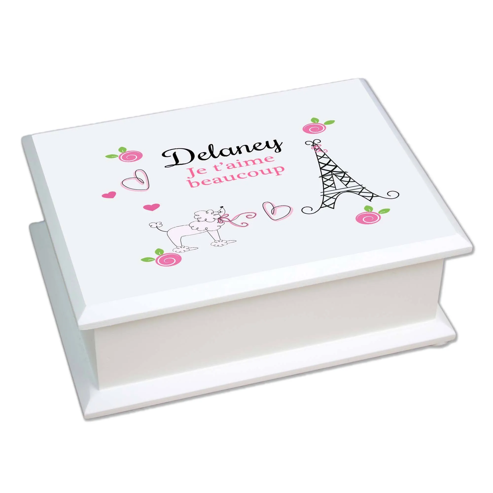 Lift Top Jewelry Box - Oh La La Paris