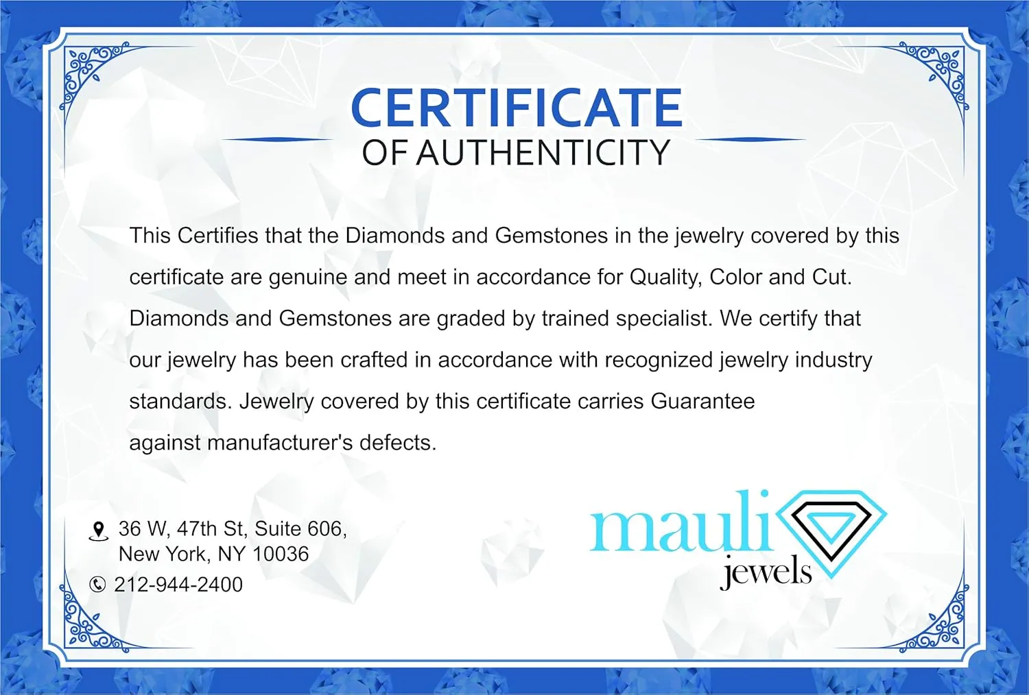MauliJewels Engagement Rings for Women 3/4 Carat Tanzanite & Natural White Diamond Gemstone Ring Prong-Setting 14K Solid Yellow Gold Gemstone Wedding Jewelry Collection