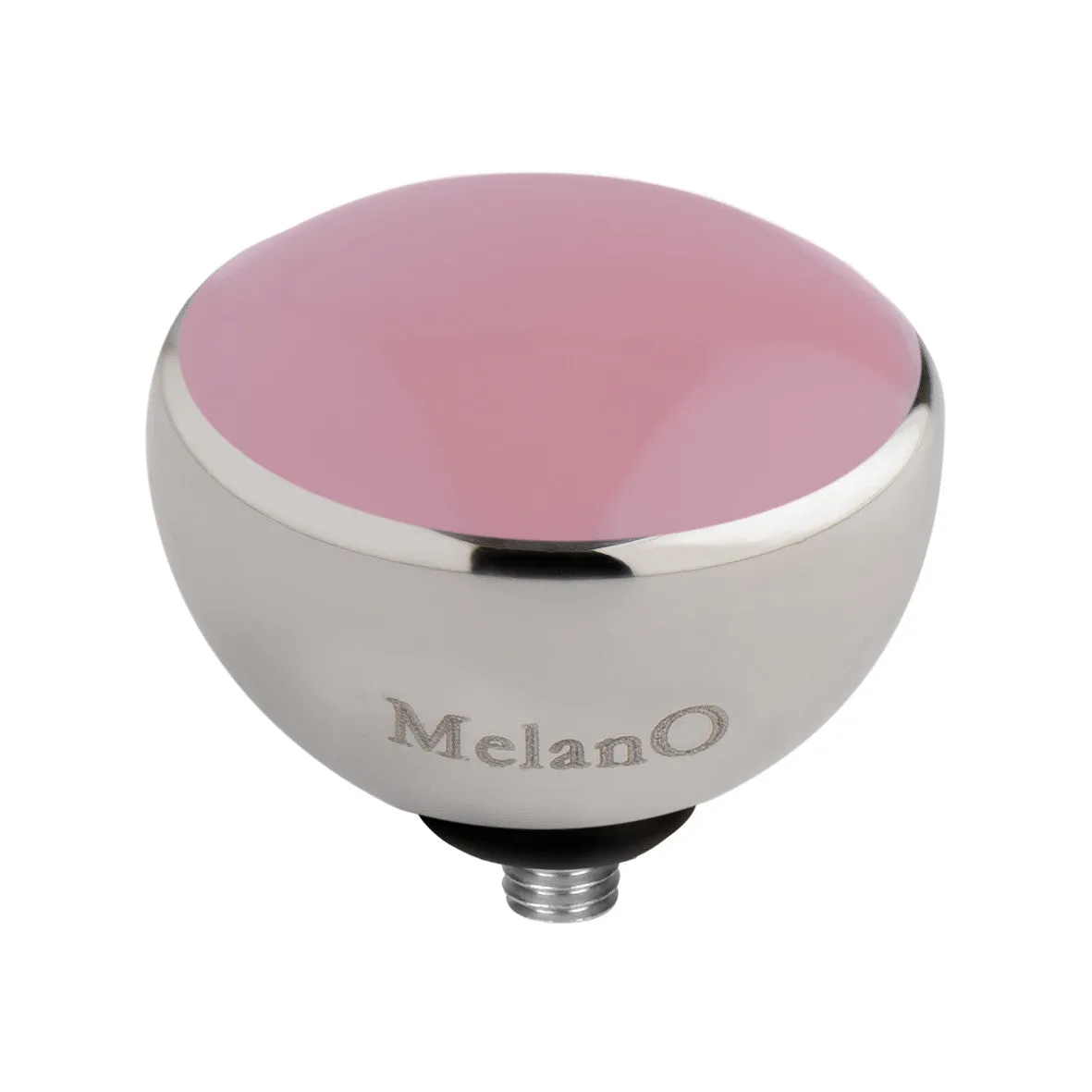 MelanO Resin Gem 8mm - Light Pink/SS