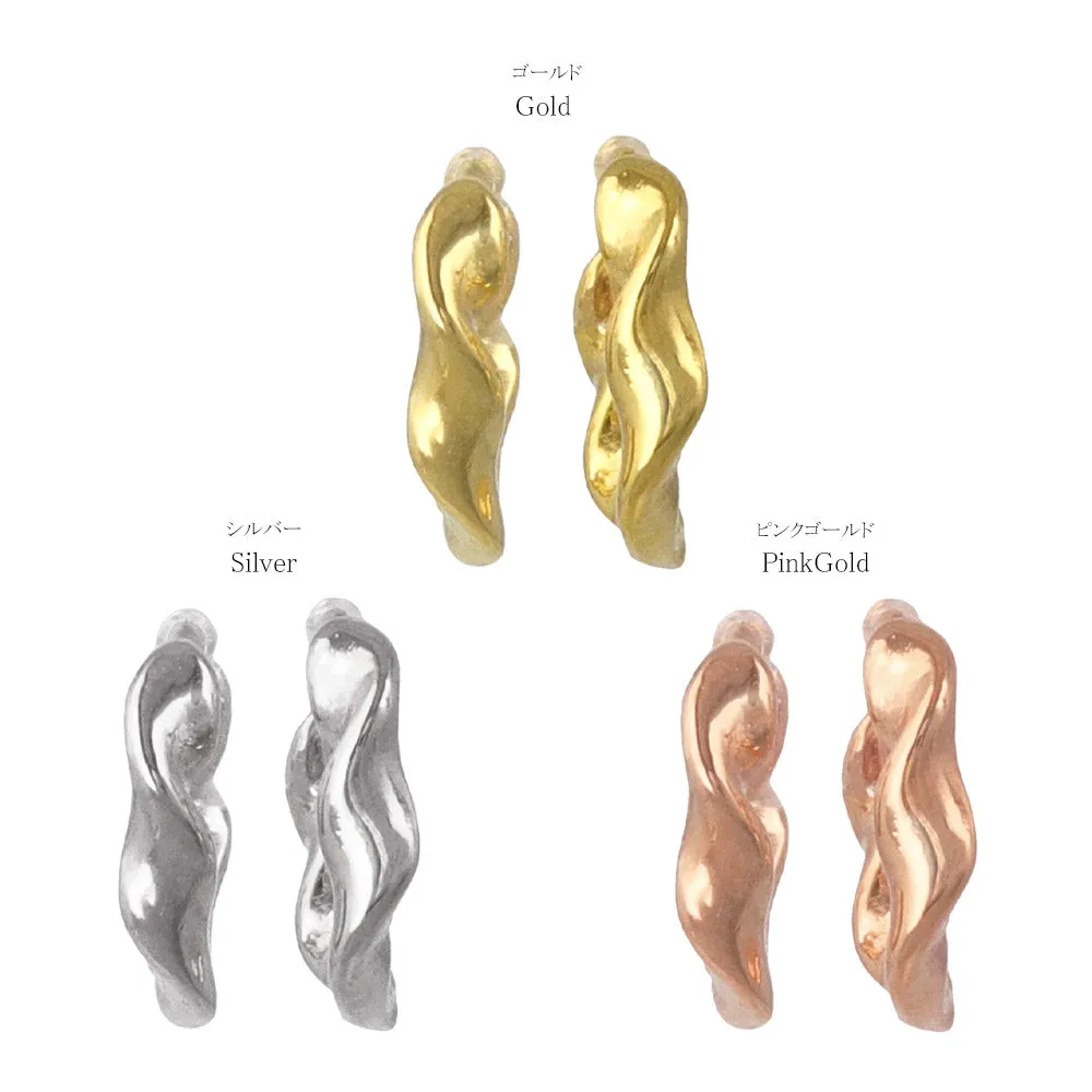 Molten Huggie Earrings