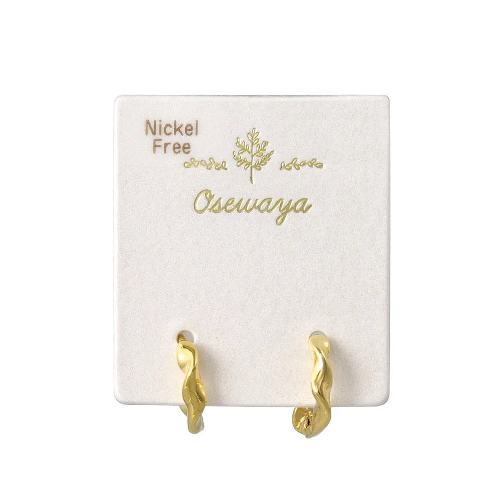 Molten Huggie Earrings