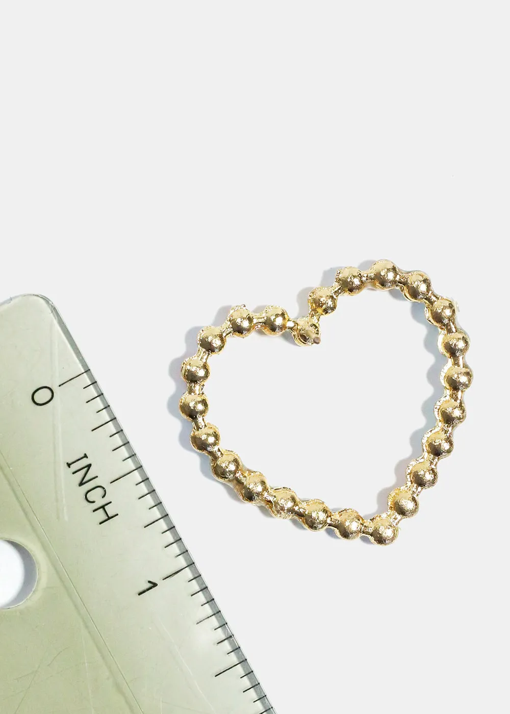 Multi-Color Rhinestone Heart Earrings