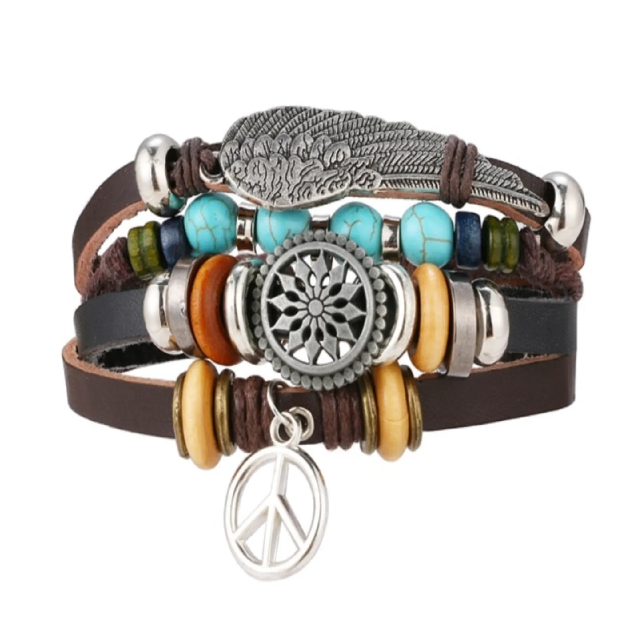 Multi-Strand Leather Bracelets