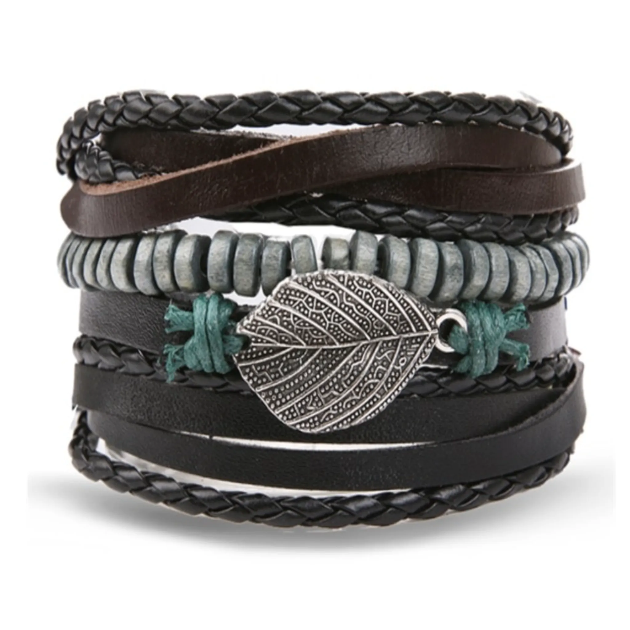 Multi-Strand Leather Bracelets