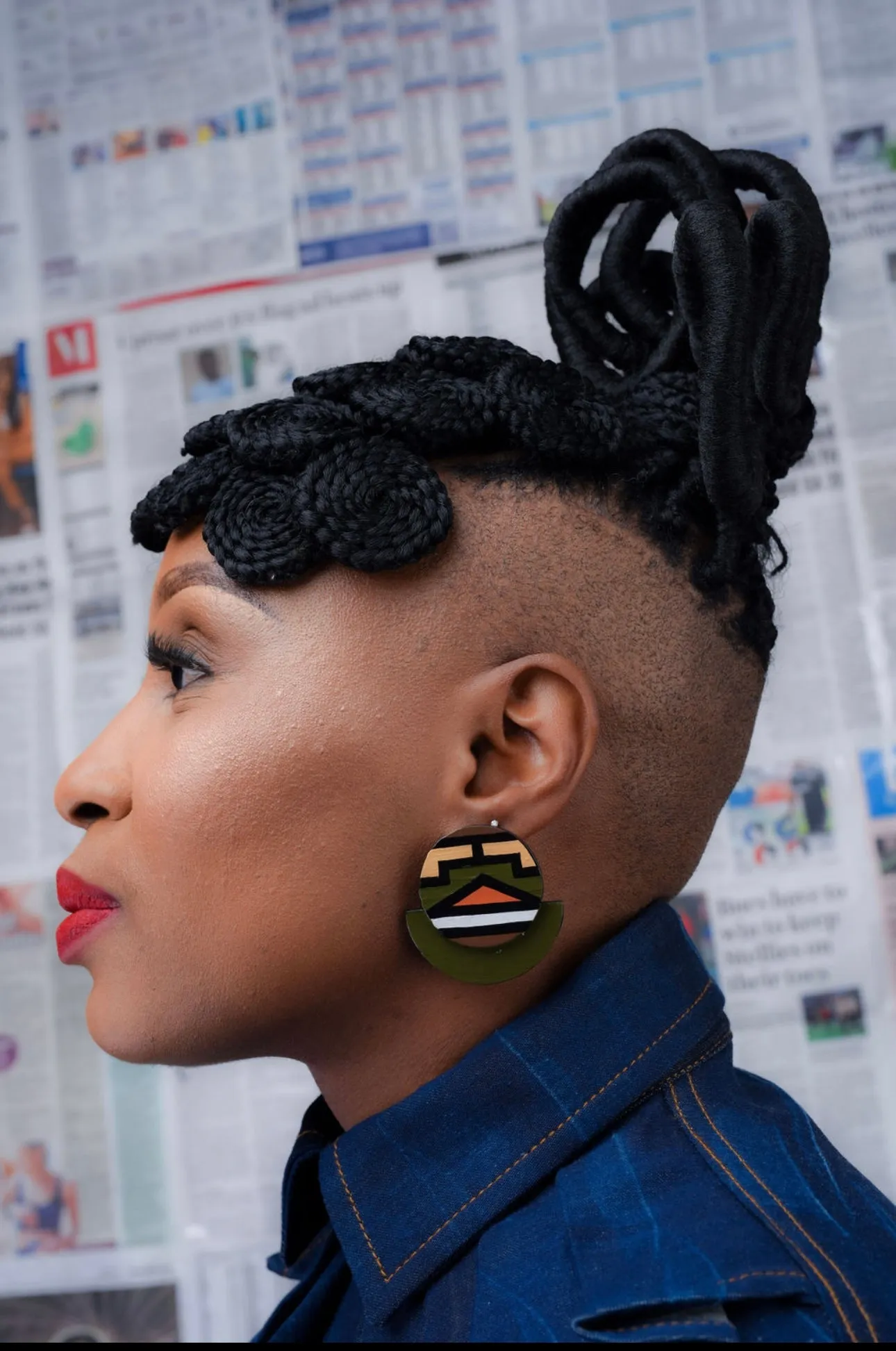 Ndebele Painted Earings