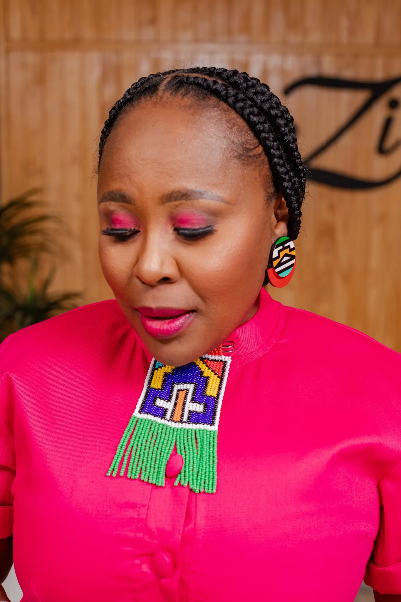 Ndebele Painted Earings