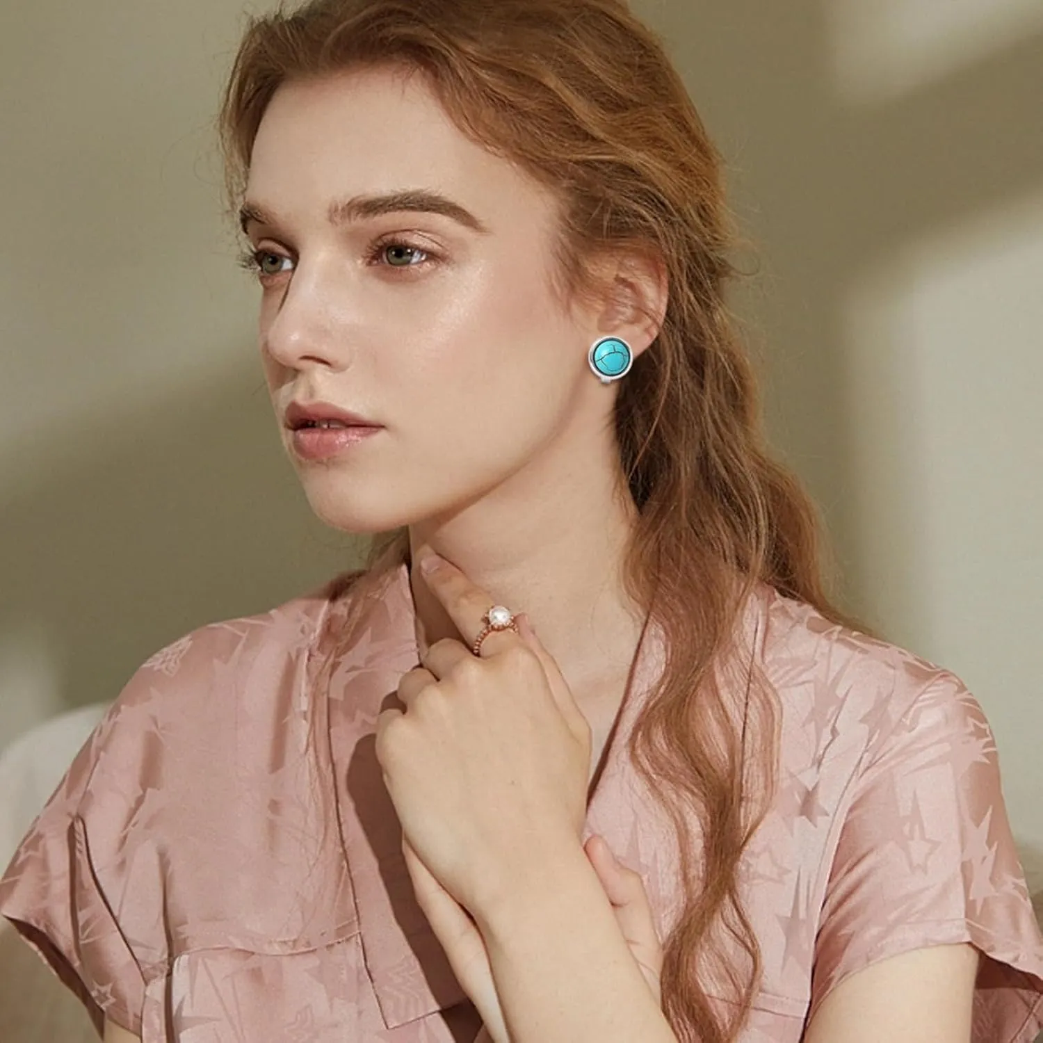 NEWITIN 12 Pairs Clip On Earrings for Women Cute Earring Crystal Pearl Stud Charming Fashion Earring Non Piercing Clip on Stud Earrings for Women