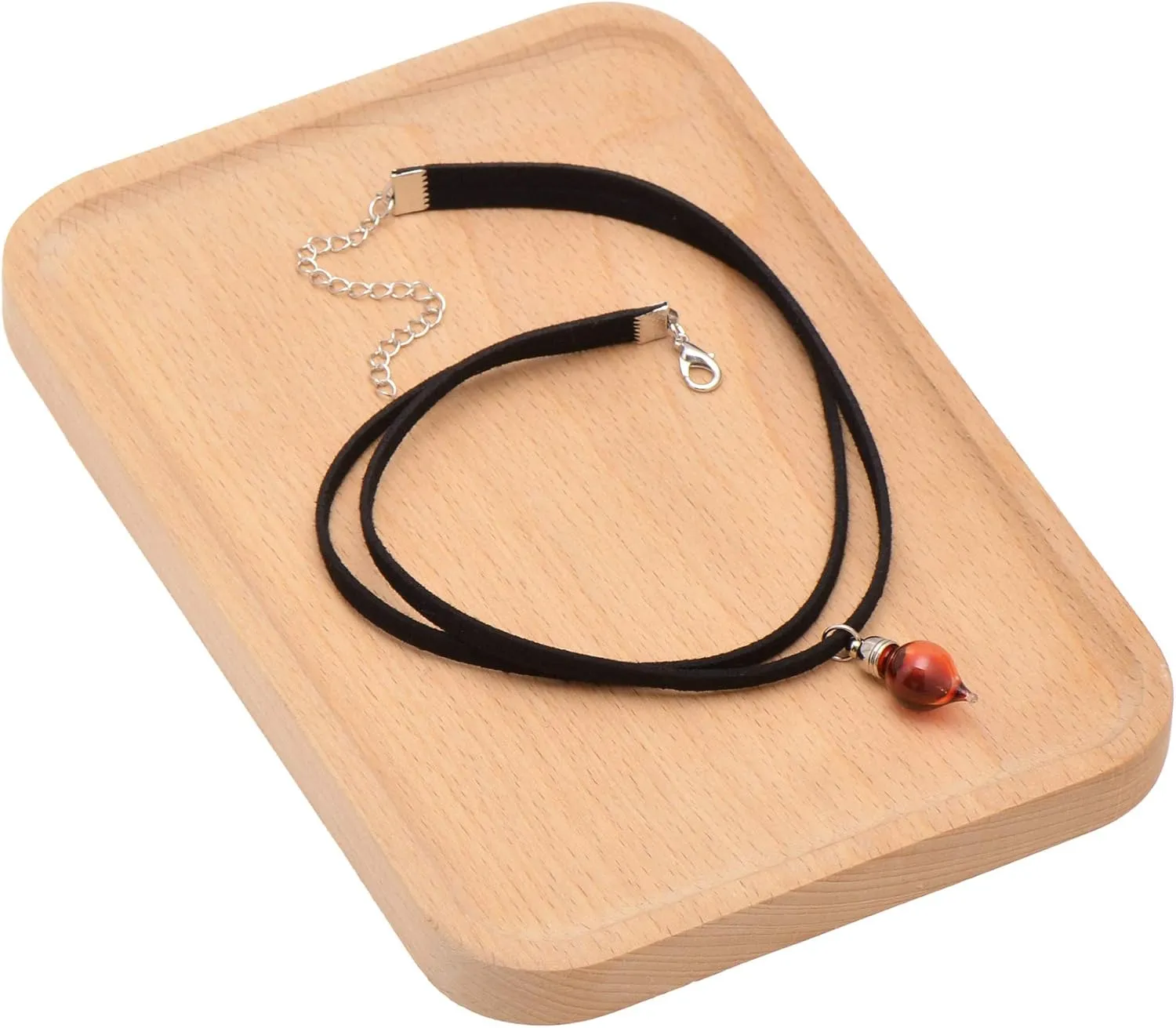 Paialco Double Layers Black Choker Necklaces for Women, Dangle with Varied Charm