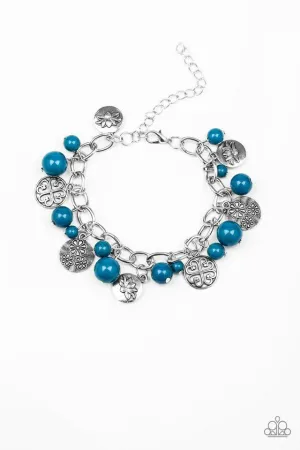 Paparazzi Bracelet ~ Lotus Lagoon - Blue
