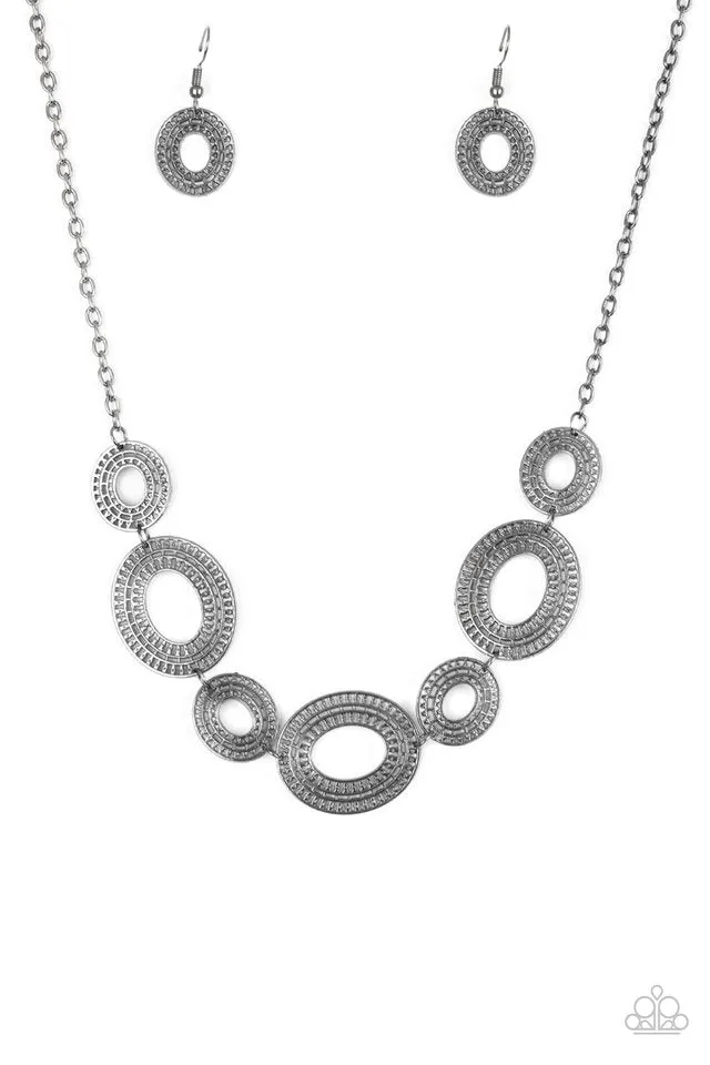 Paparazzi Necklace ~ Basically Baltic - Black
