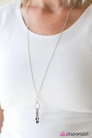 Paparazzi Necklace ~ Painted Horizons - Black