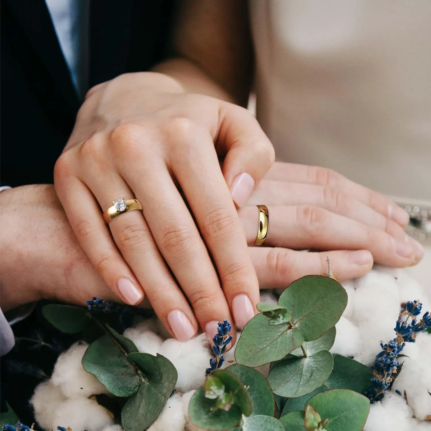 Personalized Matching Rings for Couples Custom Promise Rings for Couples Engraved Names Promise Rings for Him and Her Set Customized Ring Set for Women and Men (Style 4)