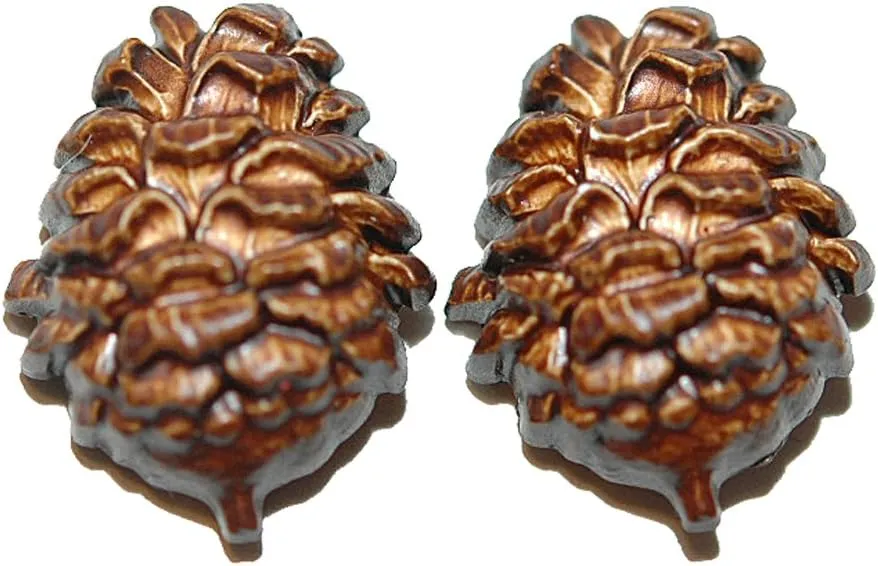 Pine Cone Clip On Earrings (S404clip)