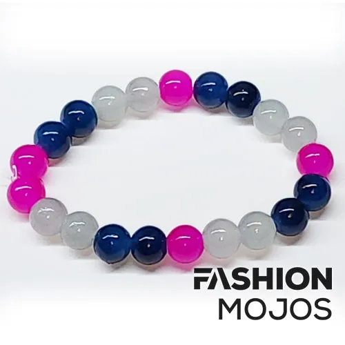 Pink and Blue Friend Bracelet