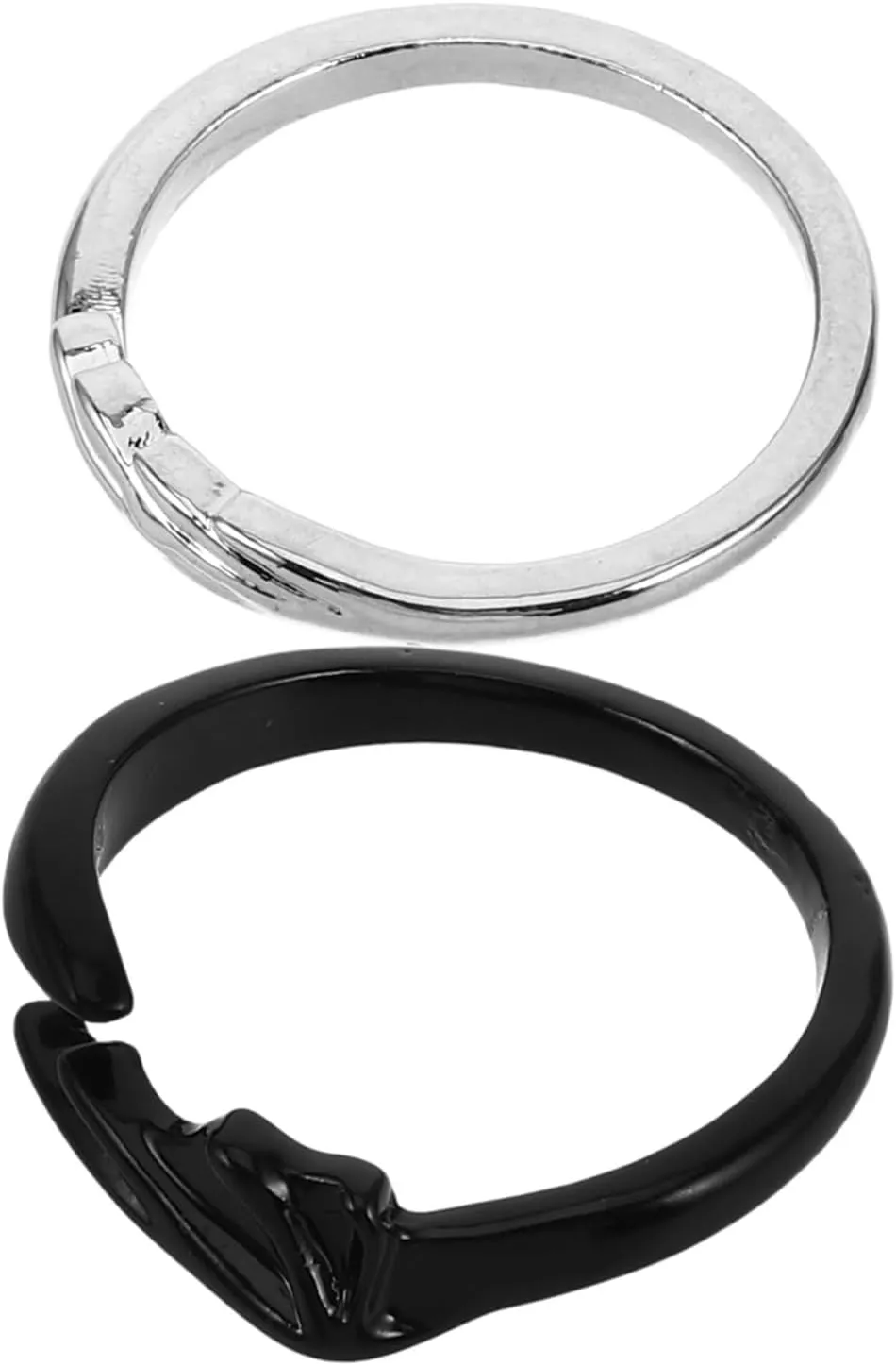 Promise Rings for Couples Angel Devil Theme Gold Plated Couples Ring Set