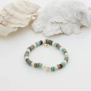 Puka Shell Big Surf Bracelet Sea Grass