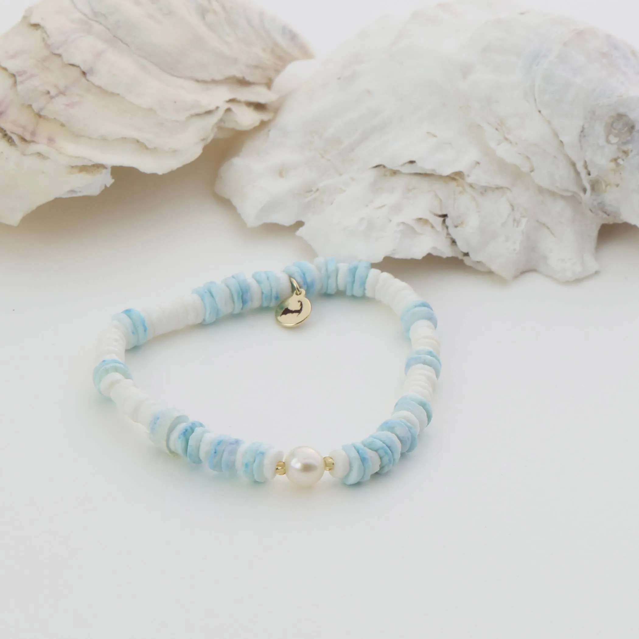 Puka Shell Ocean Breeze Bracelet SKY: Assortment