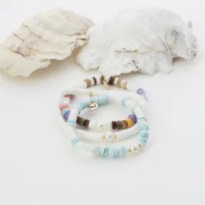 Puka Shell Ocean Breeze Bracelet SKY: Assortment