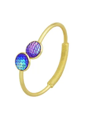 Purple Mermaid Scales Love Bracelets