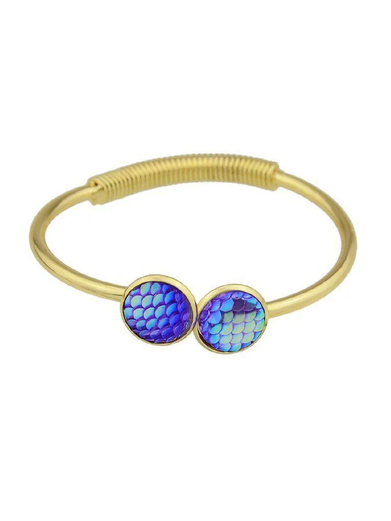 Purple Mermaid Scales Love Bracelets