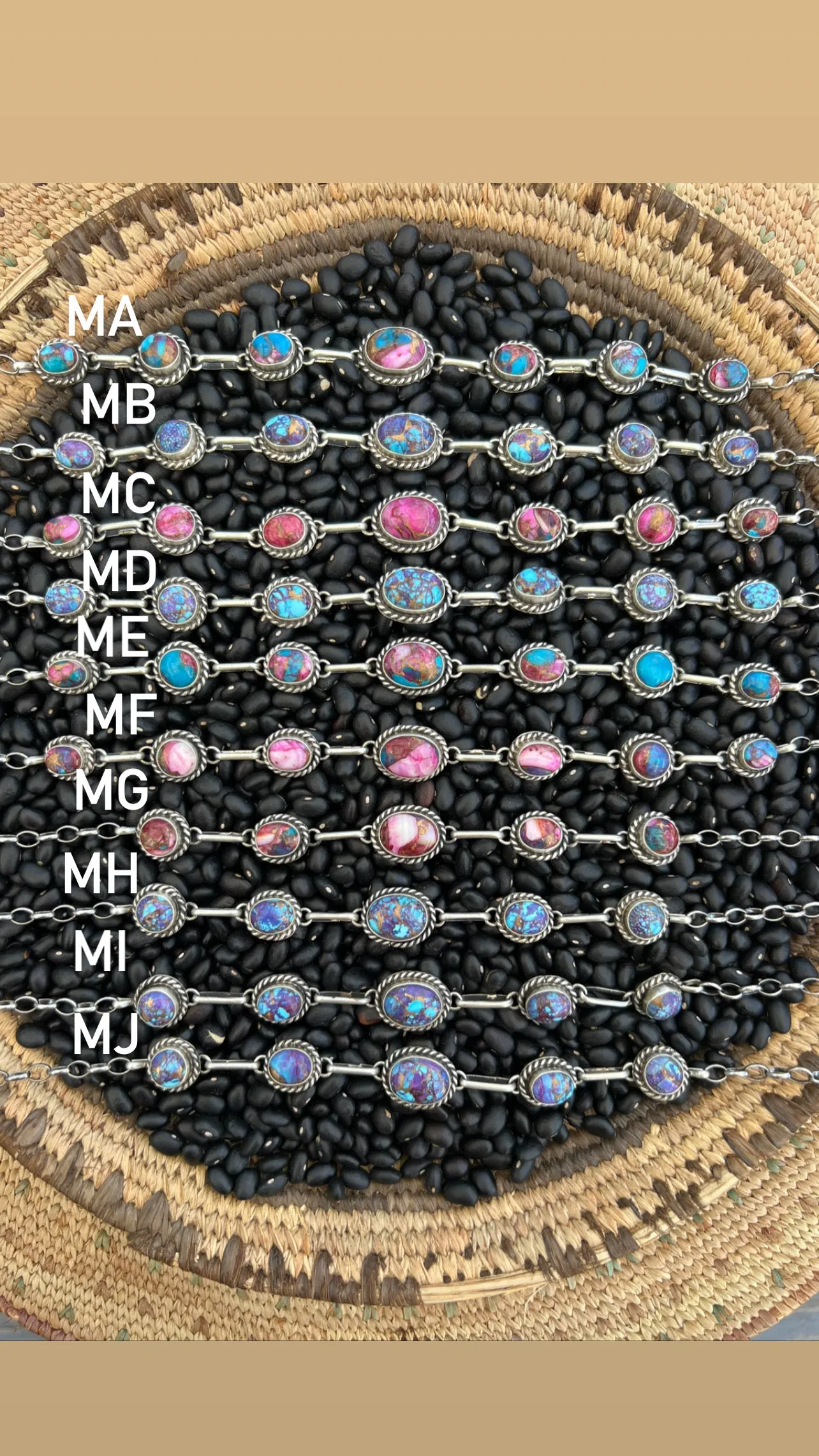 Purple Mojave and Pink Dahlia Choker