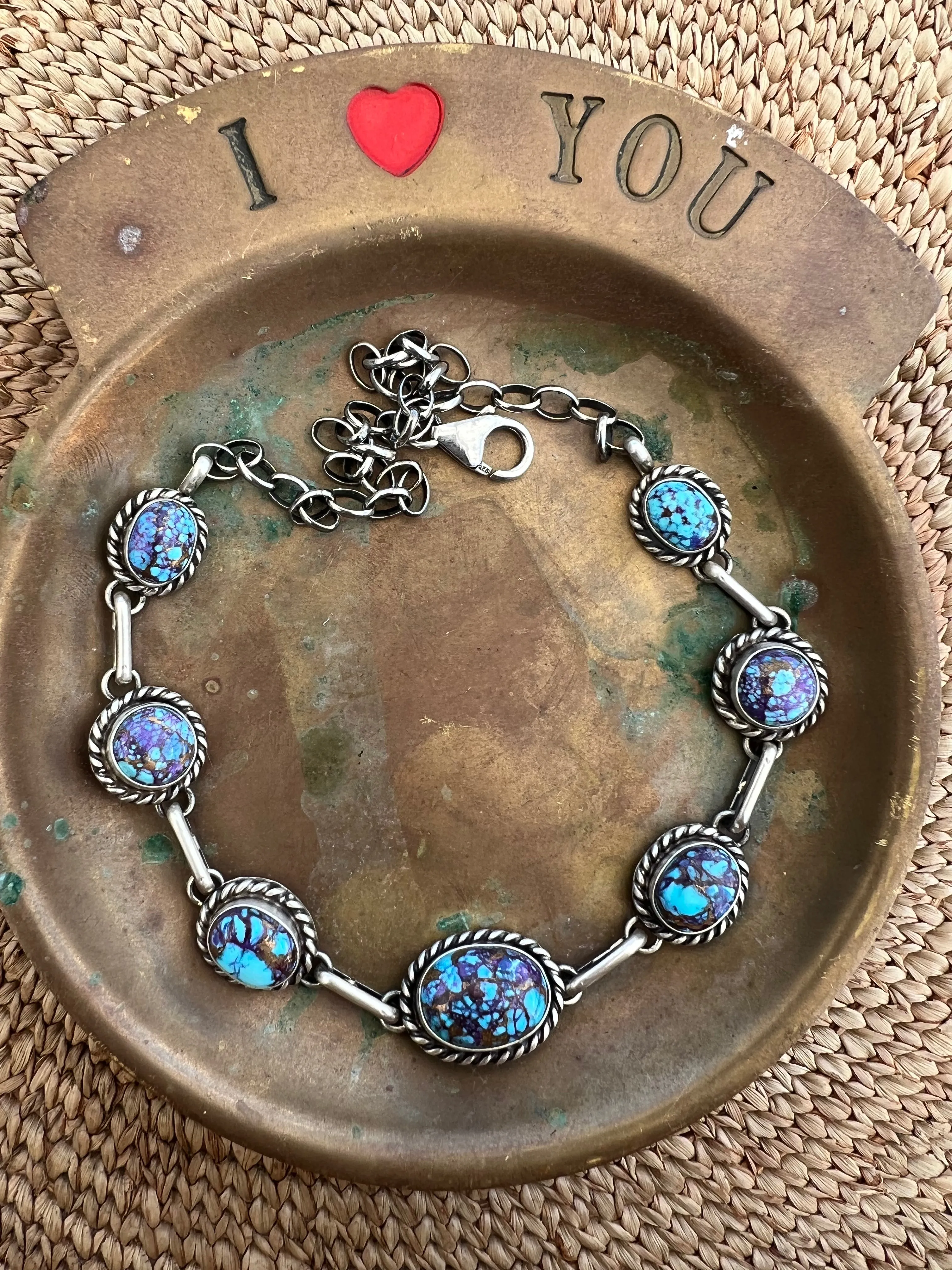 Purple Mojave and Pink Dahlia Choker