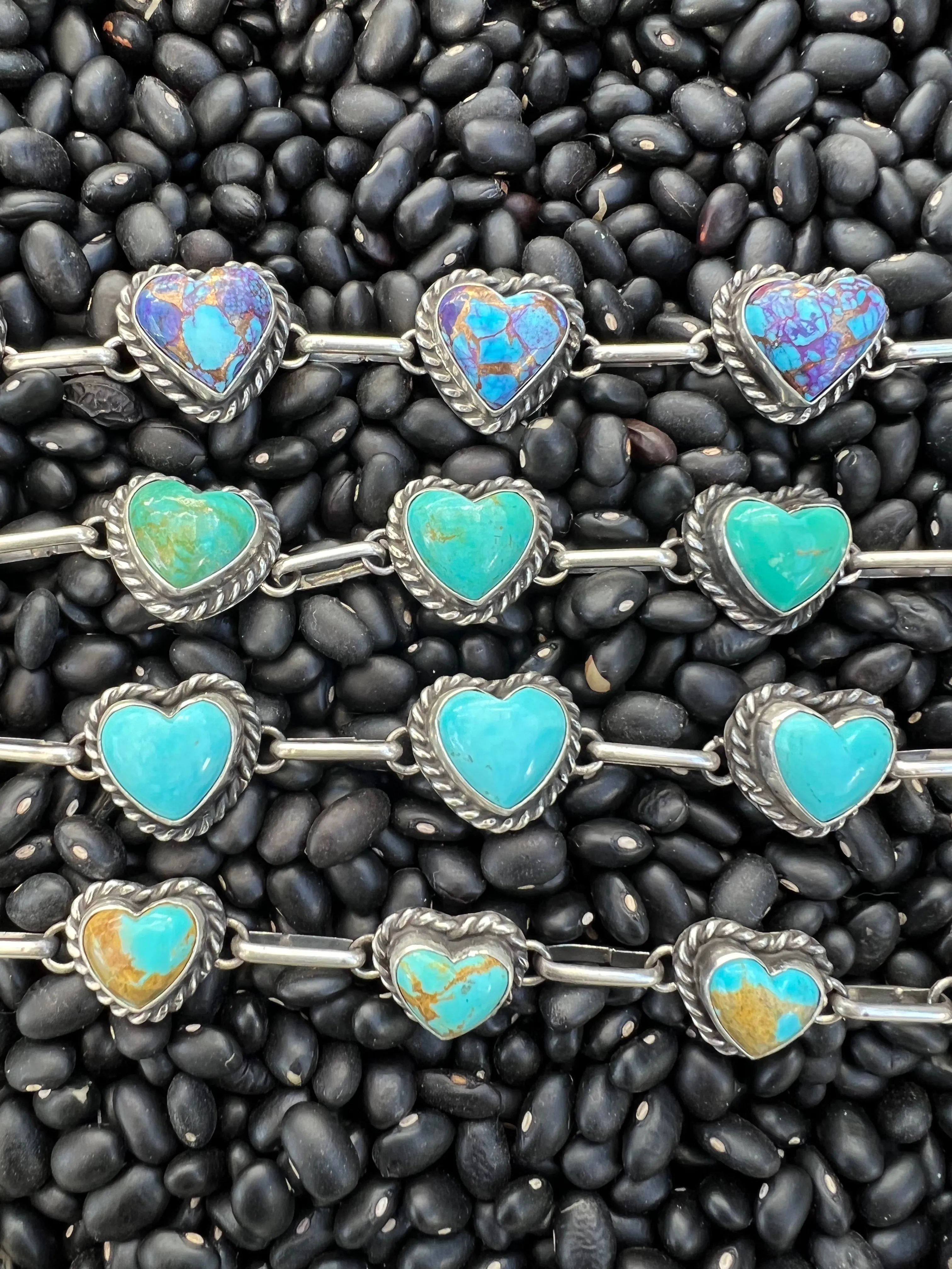 Purple Mojave Heart Choker