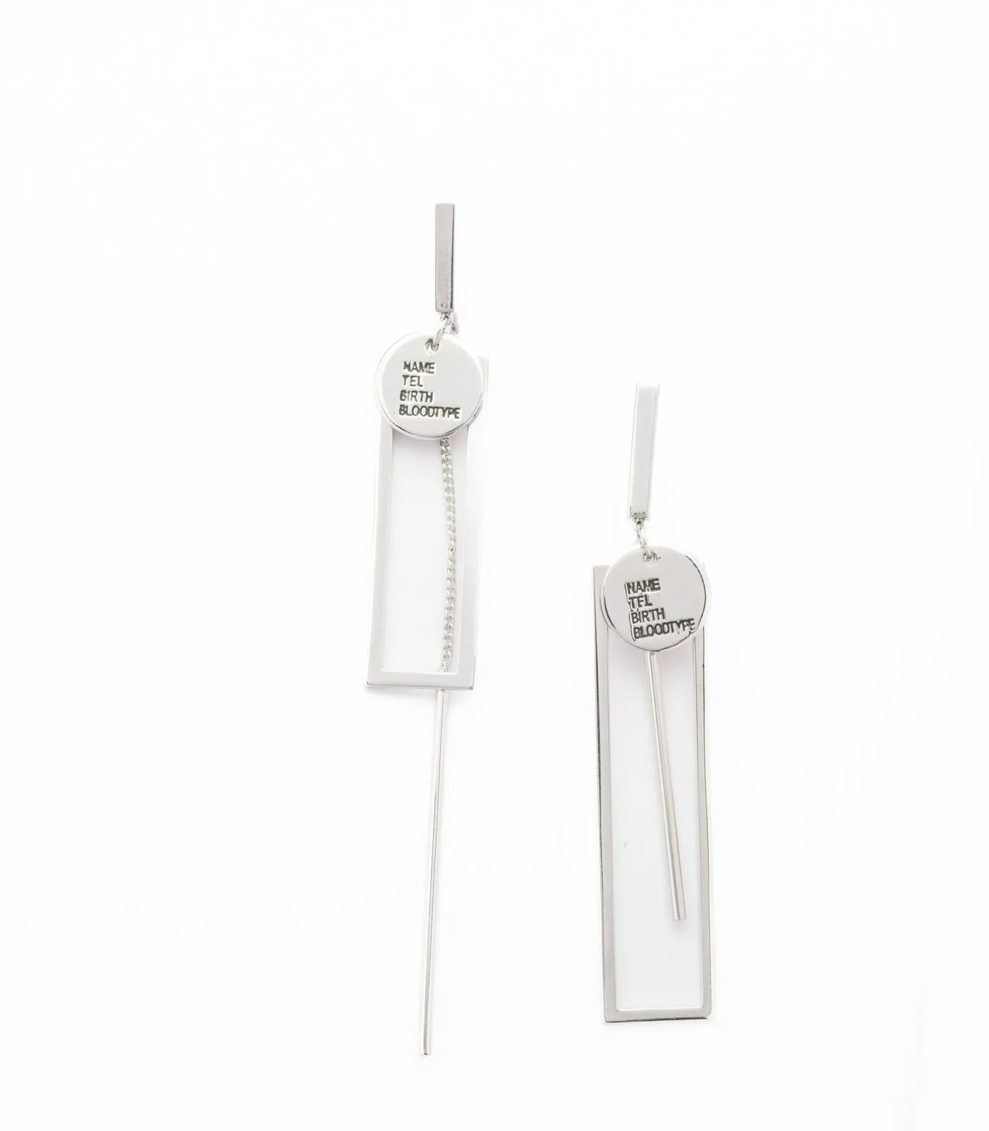 Rectangular Stylish Earrings (Brass)