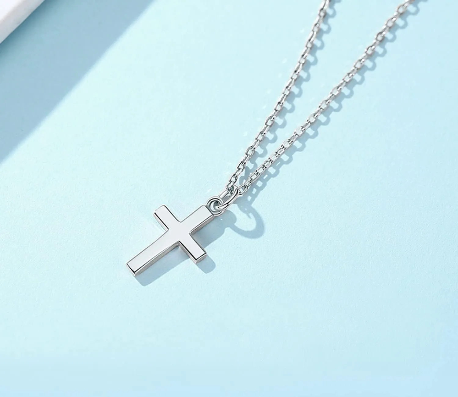 Small Cross Pendant Necklace for Women Simple Cross Necklaces Mothers Day Birthday Gifts for Women