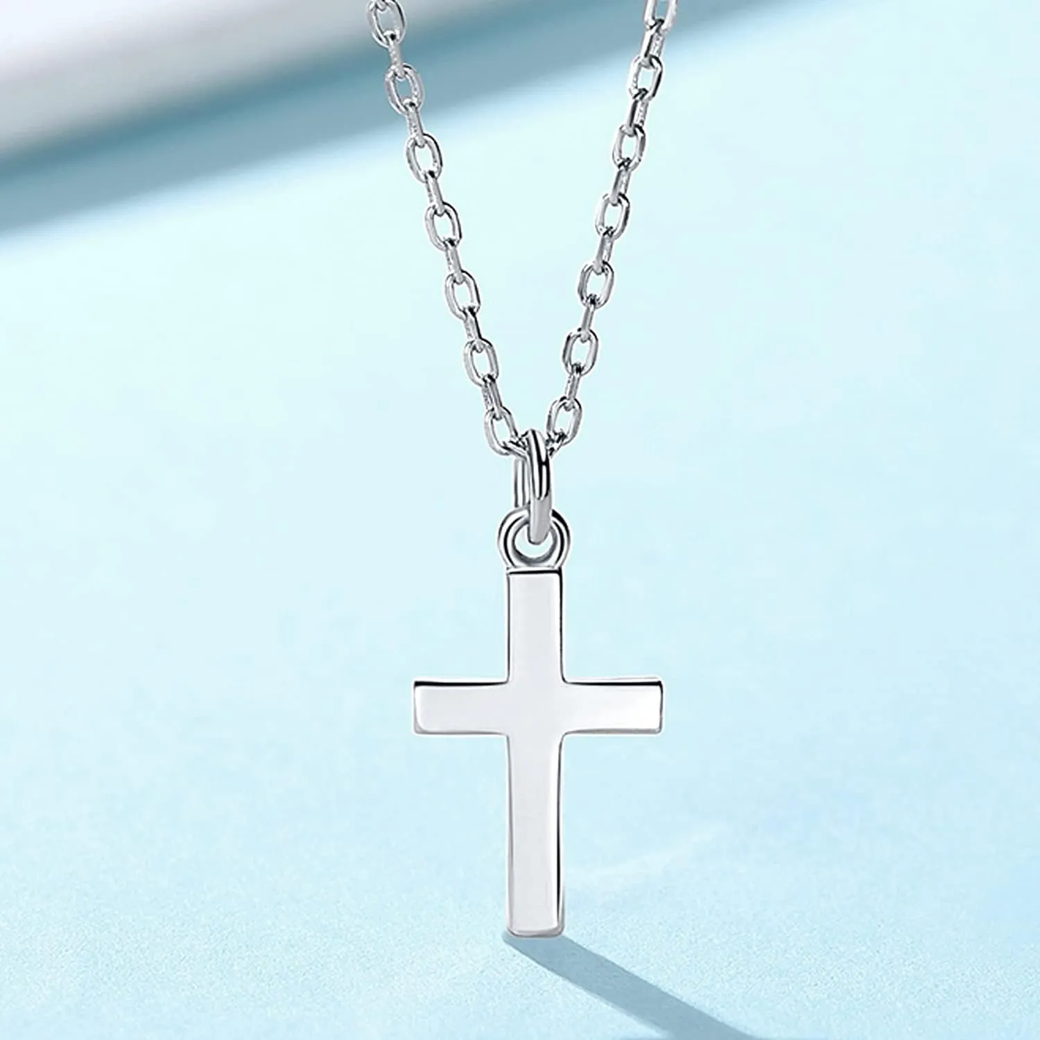 Small Cross Pendant Necklace for Women Simple Cross Necklaces Mothers Day Birthday Gifts for Women