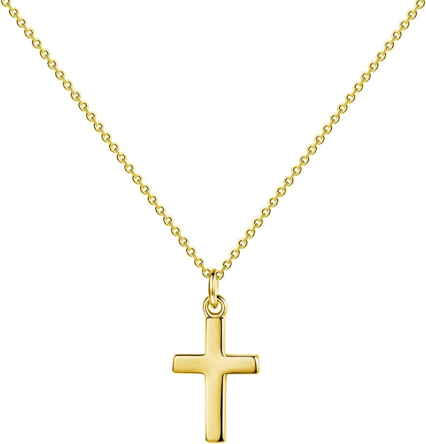 Small Cross Pendant Necklace for Women Simple Cross Necklaces Mothers Day Birthday Gifts for Women