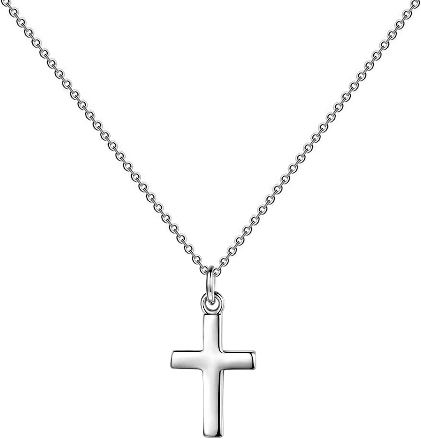 Small Cross Pendant Necklace for Women Simple Cross Necklaces Mothers Day Birthday Gifts for Women