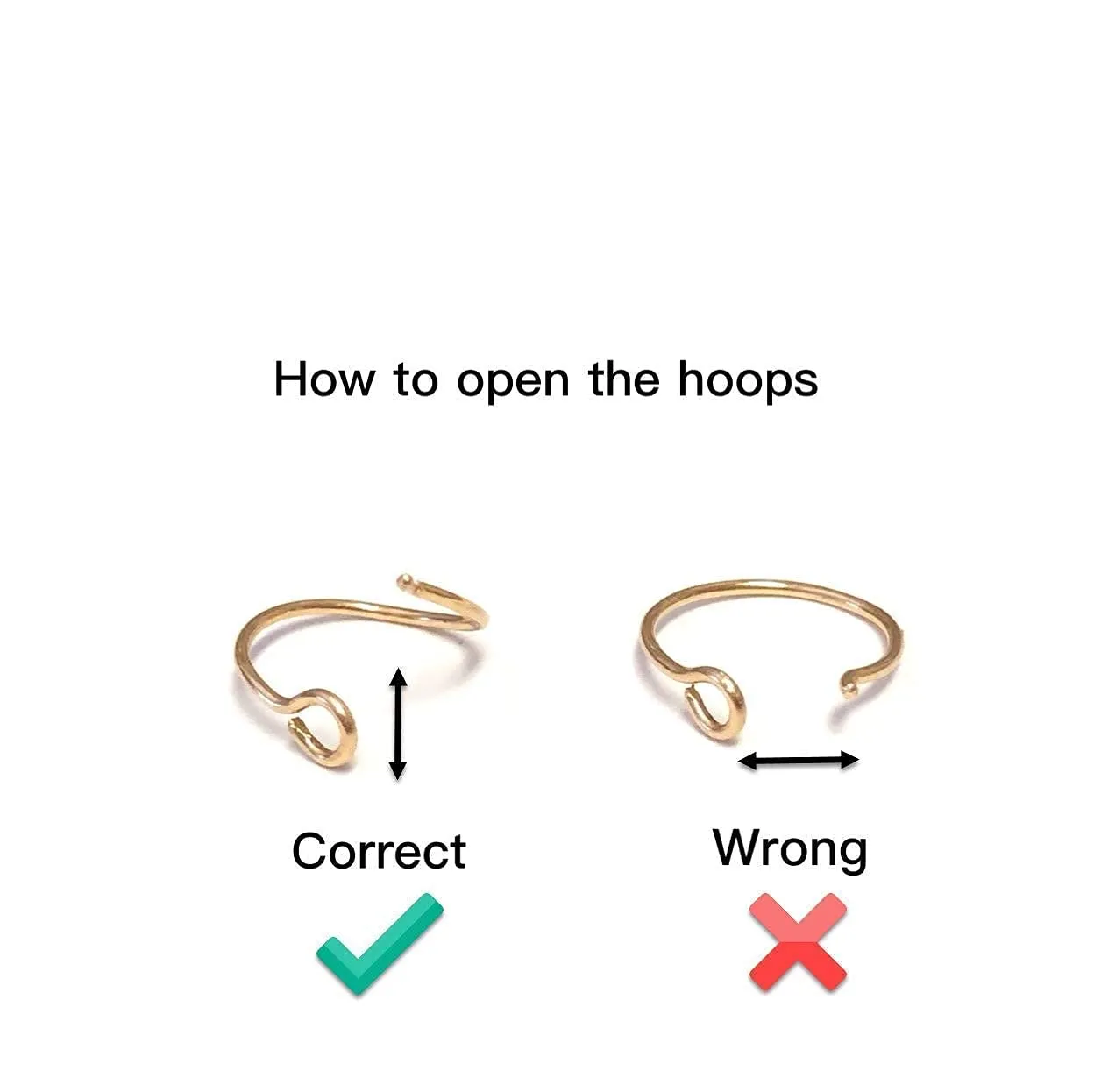 Small Thin Huggie Hoop Earrings for Women - 14k Gold Filled or Sterling Silver Tiny Hoops, Lightweigh Hypoallergenic Gold Hoop Earrings (14K Yellow Gold Filled, 15mm)