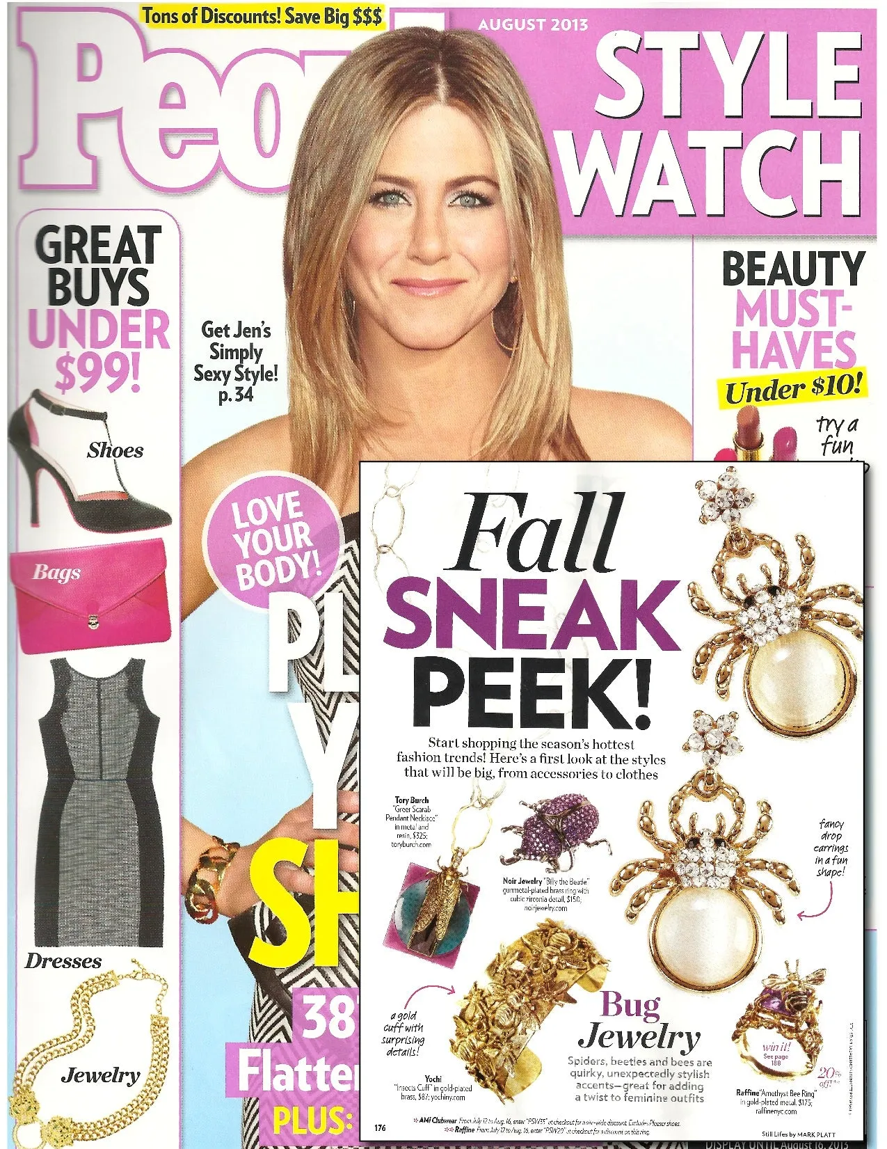 Spider Earrings (As Seen In People Style Watch)