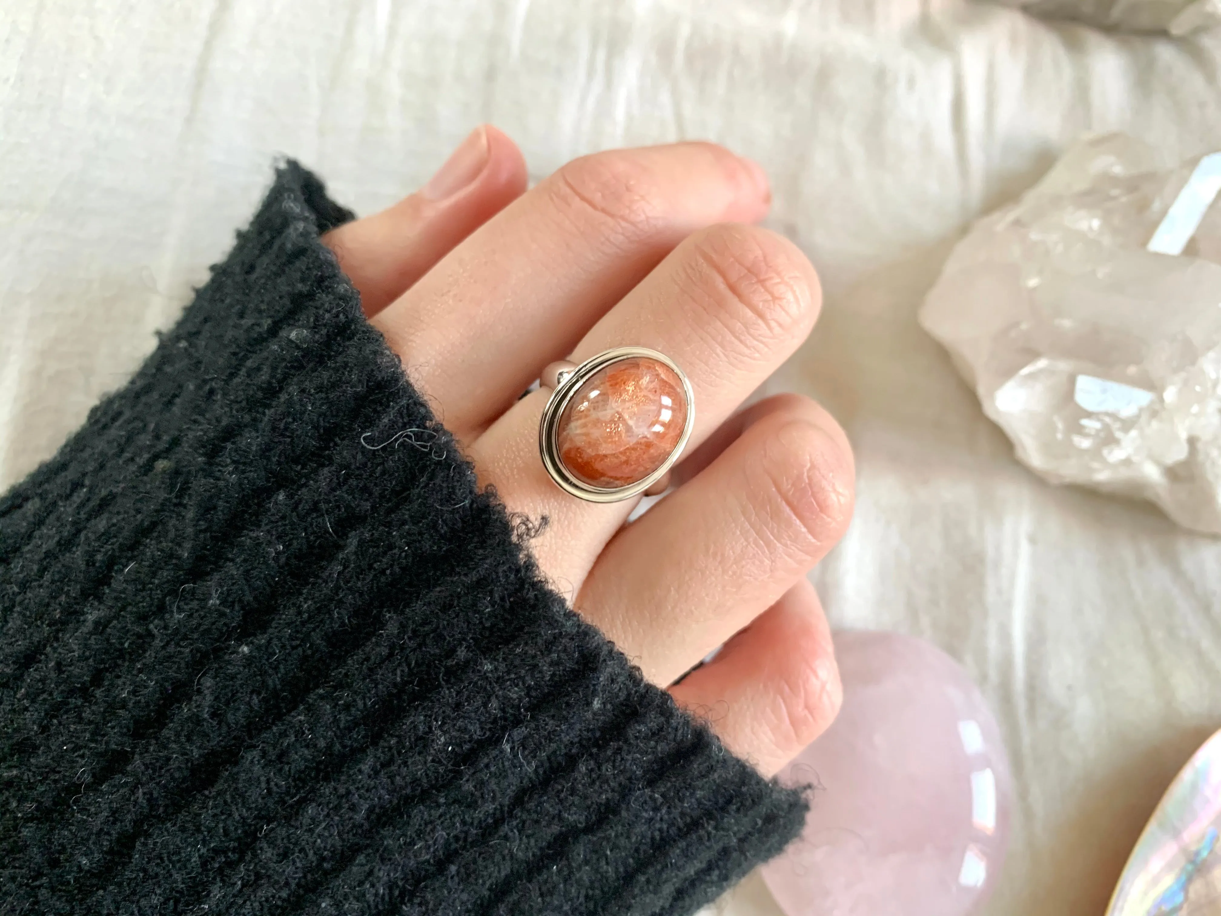 Sunstone Brea Ring - Medium Oval (US 6 & 7.5)