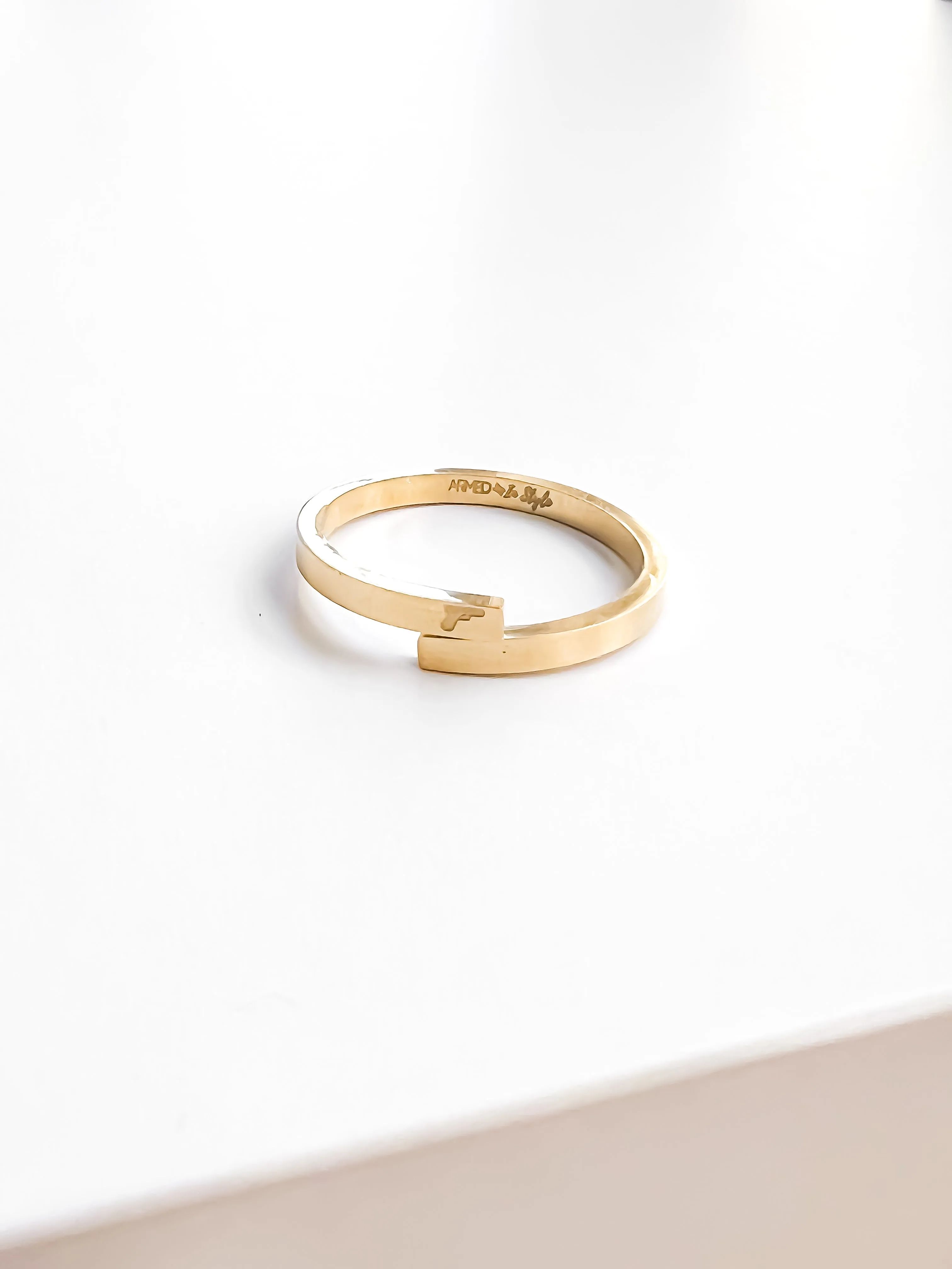 Tiny Gun Wrap Ring