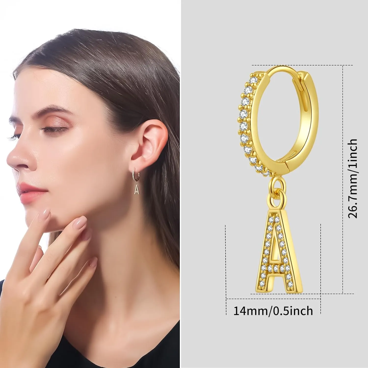 ToHeart Gold Dangle Earrings for Women Sun Hoop Earrings For Women Small Gold Hoop Earrings