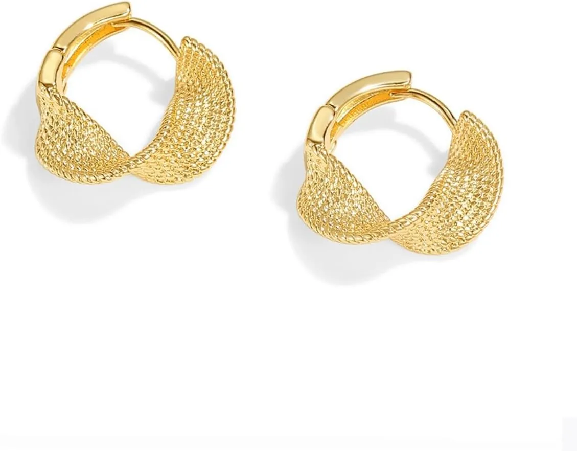 Trendy Hypoallergenic Gold Earrings for Women - Gold Stud Earrings for Women - Gold Studs Earrings