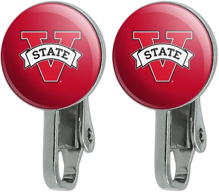 Valdosta Primary Logo Novelty Clip-On Stud Earrings