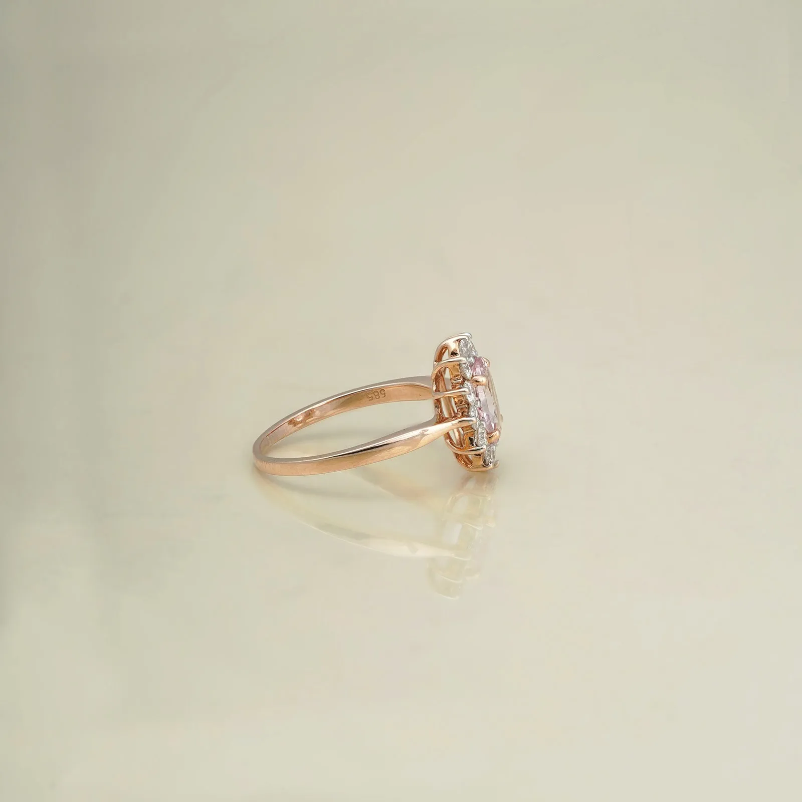 Venice Morganite Ring