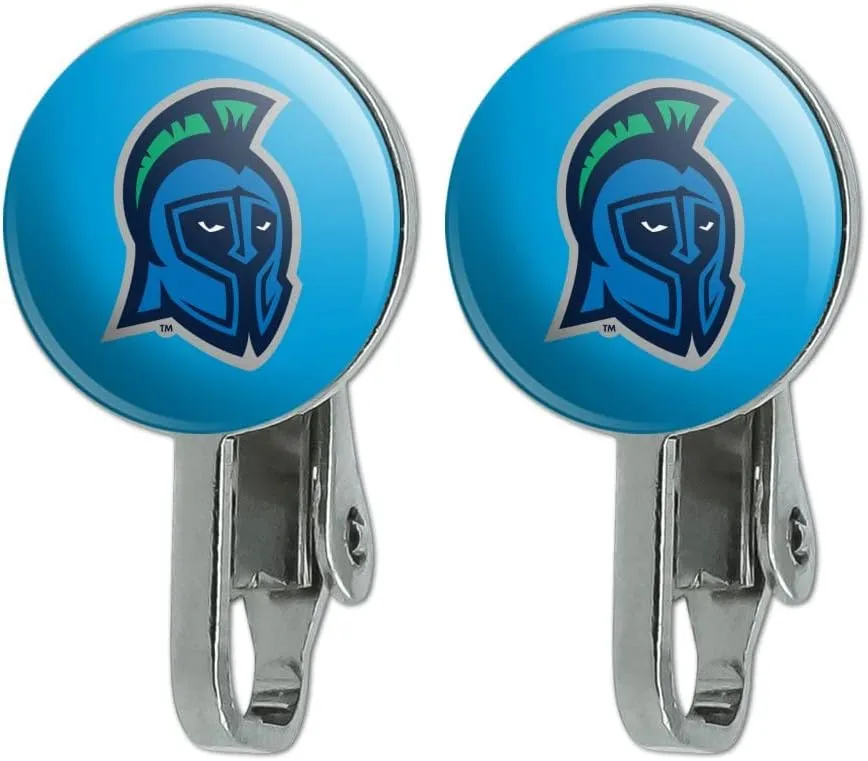 West Florida Secondary Logo Novelty Clip-On Stud Earrings